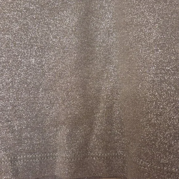H&M 100% Cotton Silver Grey Shimmer Tank Top size S-M Stretch Size M - Picture 6 of 11